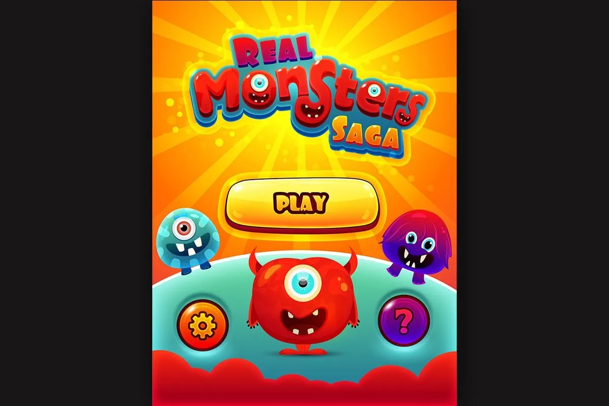 Real-Monster-saga-home-screen